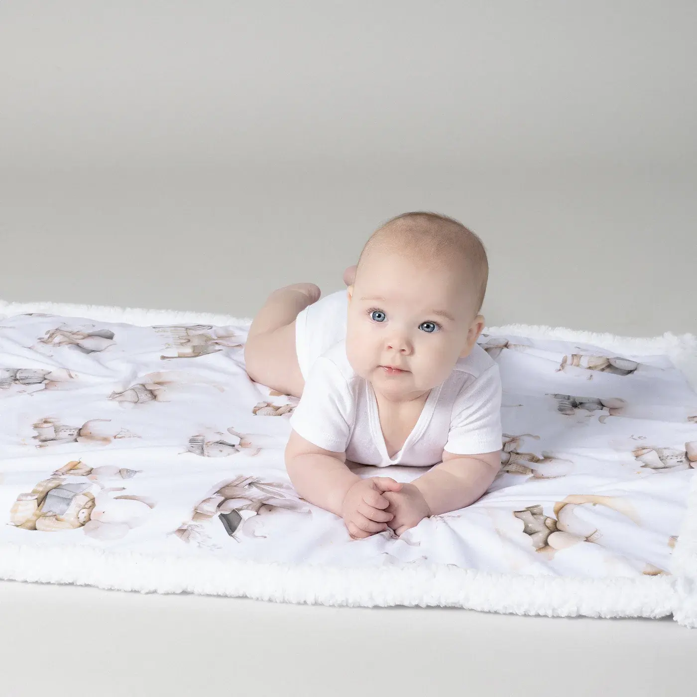 Bubba Blue Bubba Blue Elephant Bedtime Cuddle Blanket
