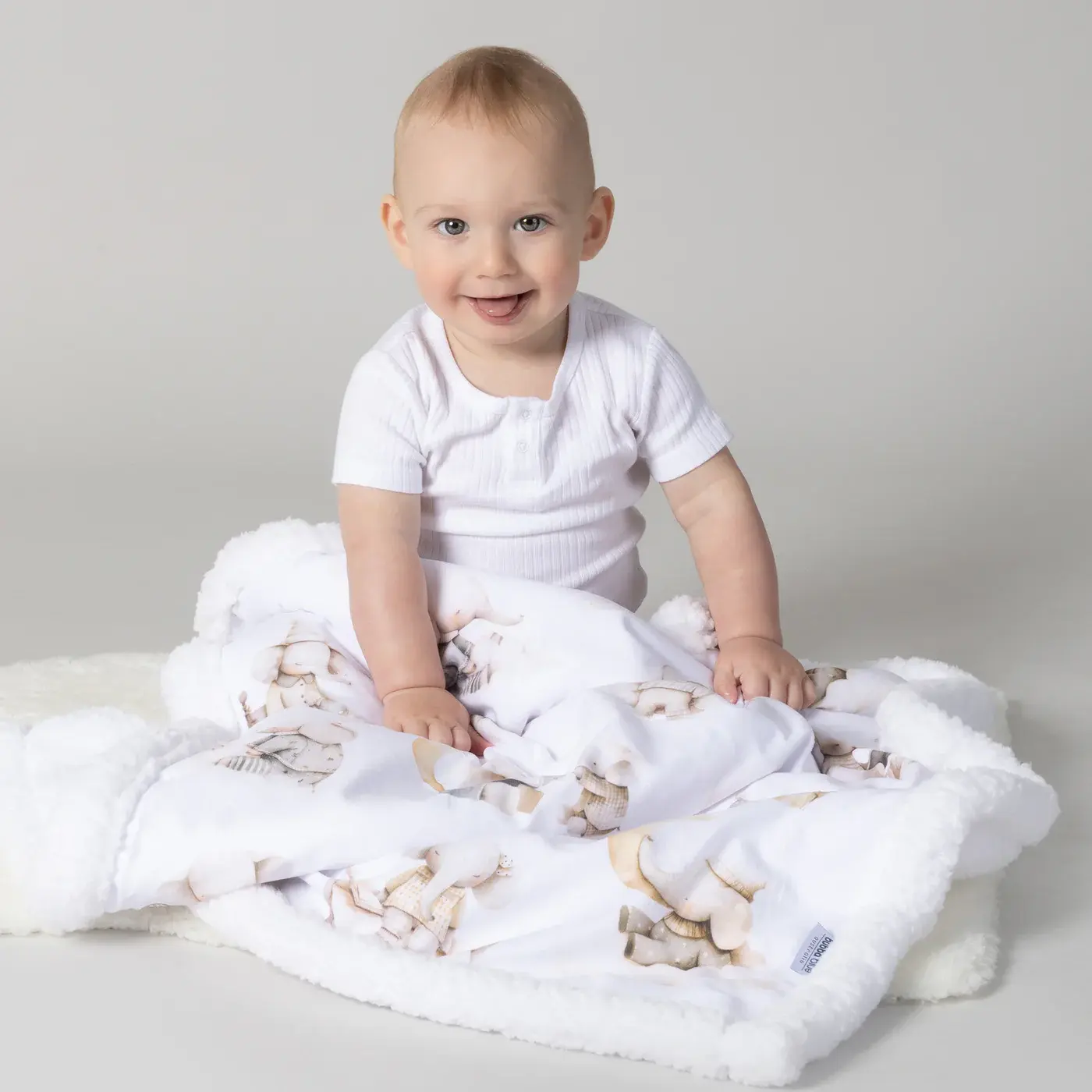 Bubba Blue Bubba Blue Elephant Bedtime Cuddle Blanket