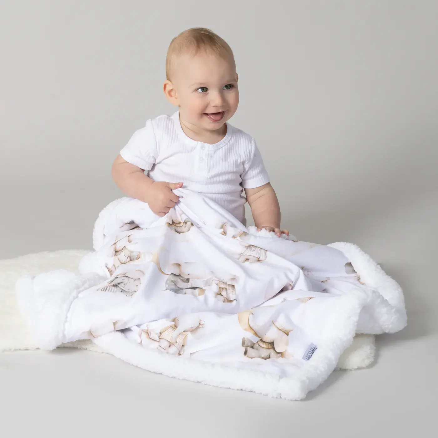 Bubba Blue Bubba Blue Elephant Bedtime Cuddle Blanket