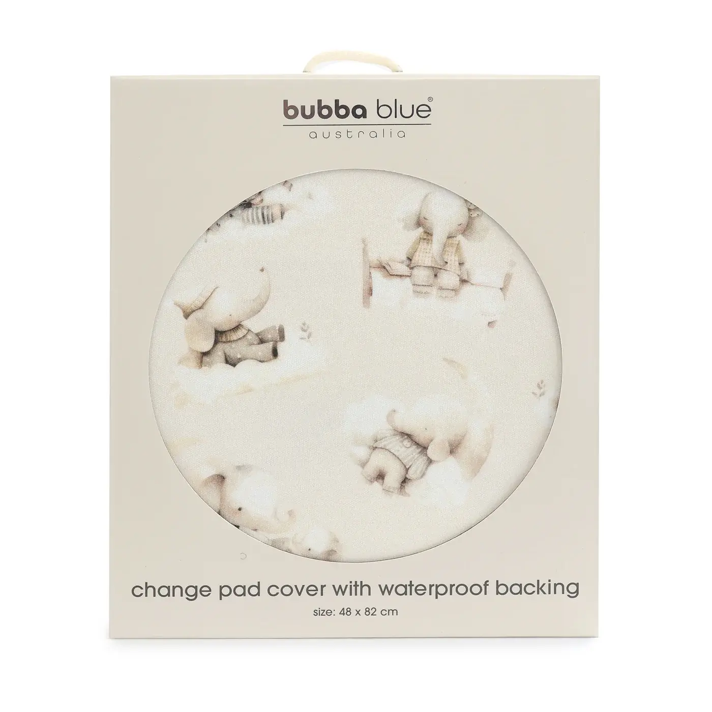 Bubba Blue Bubba Blue Elephant Bedtime Waterproof Change Mat Cover