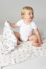 Bubba Blue Bubba Blue Elephant Bedtime 3PK Muslin Wraps