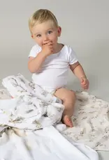 Bubba Blue Bubba Blue Elephant Bedtime 3PK Muslin Wraps