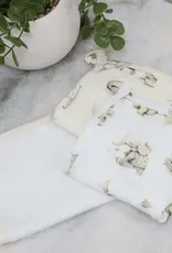 Bubba Blue Bubba Blue Elephant Bedtime 3PK Face Washers