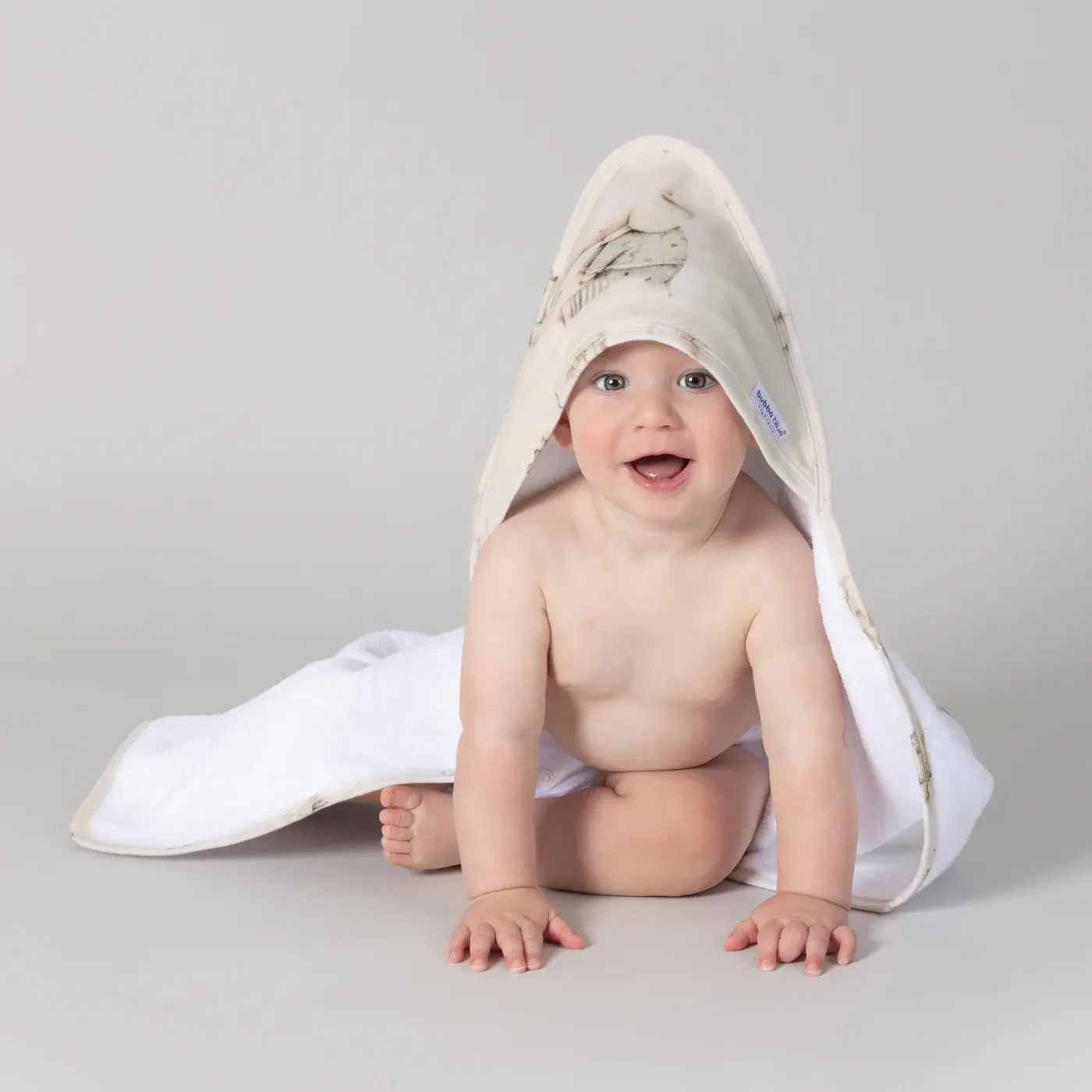 Bubba Blue Bubba Blue Elephant Bedtime Hooded Towel