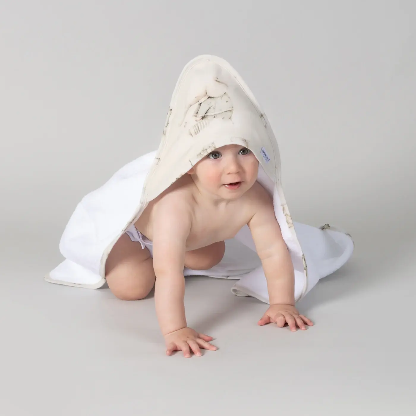Bubba Blue Bubba Blue Elephant Bedtime Hooded Towel