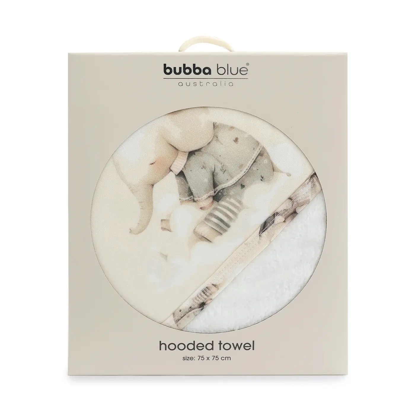 Bubba Blue Bubba Blue Elephant Bedtime Hooded Towel