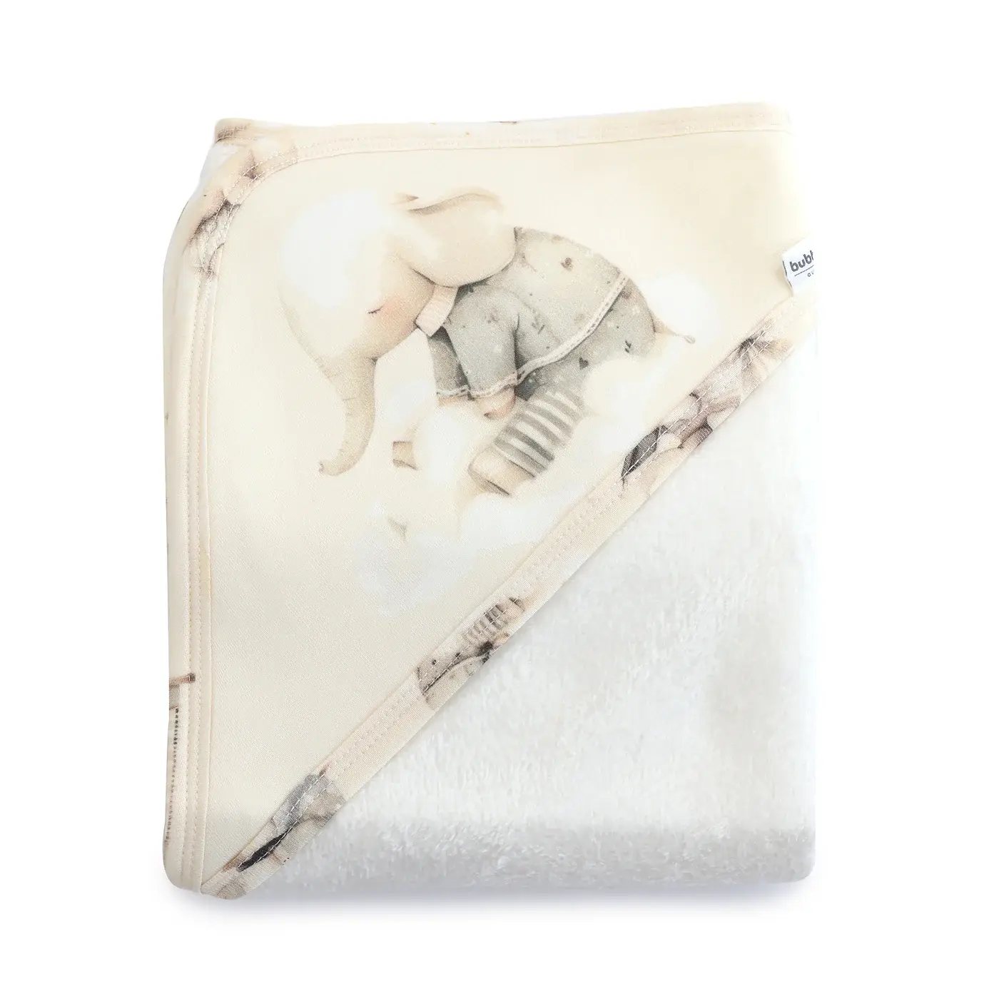 Bubba Blue Bubba Blue Elephant Bedtime Hooded Towel