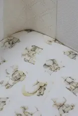 Bubba Blue Bubba Blue Elephant Bedtime Jersey Bedside Sleeper Fitted Sheet