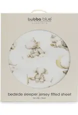 Bubba Blue Bubba Blue Elephant Bedtime Jersey Bedside Sleeper Fitted Sheet