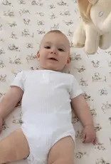 Bubba Blue Bubba Blue Elephant Bedtime Jersey Cot Fitted Sheet