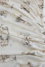 Bubba Blue Bubba Blue Elephant Bedtime Jersey Cot Fitted Sheet