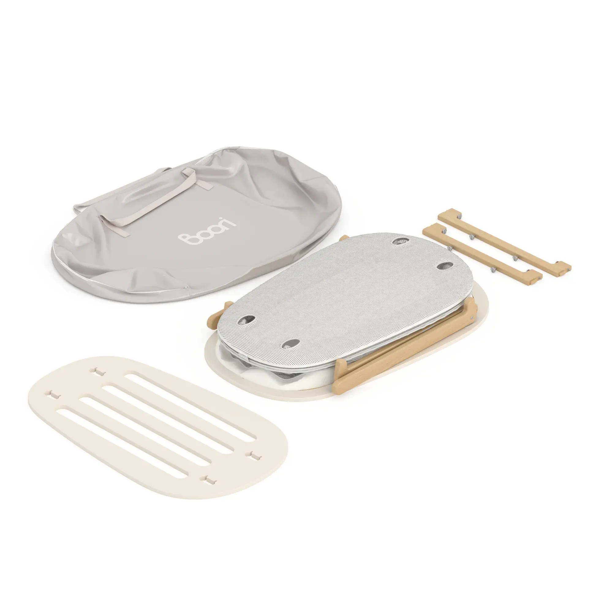 Boori Boori Nest Easy-store Compact Cot (Airflow Mattress included)