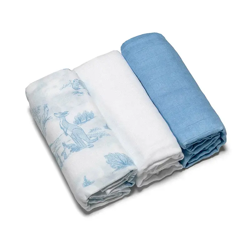 Boori Boori Muslin Swaddle Cloths (3pk)