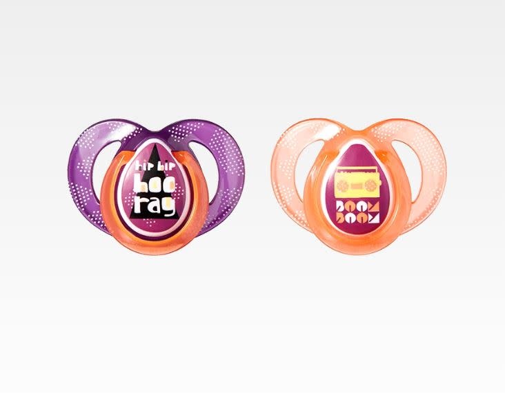 Tommee Tippee Tommee Tippee Closer To Nature Anytime Soother (2Pk)
