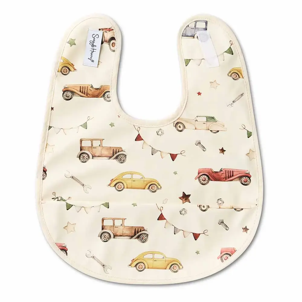 Snuggle Hunny Kids Snuggle Hunny Vintage Cars Snuggle Bib