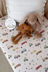Snuggle Hunny Kids Snuggle Hunny Vintage Cars Organic Fitted Cot Sheet