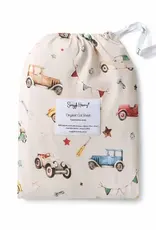 Snuggle Hunny Kids Snuggle Hunny Vintage Cars Organic Fitted Cot Sheet