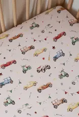 Snuggle Hunny Kids Snuggle Hunny Vintage Cars Organic Fitted Cot Sheet