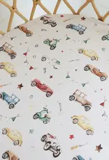 Snuggle Hunny Kids Snuggle Hunny Vintage Cars Organic Bassinet Sheet / Change Pad Cover