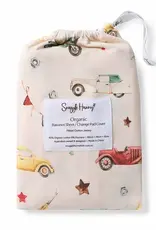 Snuggle Hunny Kids Snuggle Hunny Vintage Cars Organic Bassinet Sheet / Change Pad Cover