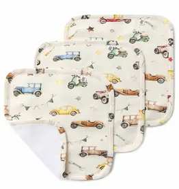 Snuggle Hunny Kids Snuggle Hunny Vintage Cars Organic Wash Cloths - 3 Pack