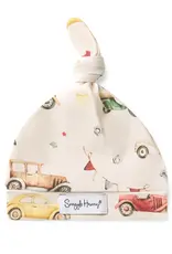 Snuggle Hunny Kids Snuggle Hunny Vintage Cars Organic Knotted Beanie