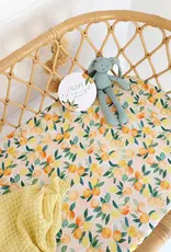 Snuggle Hunny Kids Snuggle Hunny Sunny Citrus Organic Bassinet Sheet / Change Pad Cover