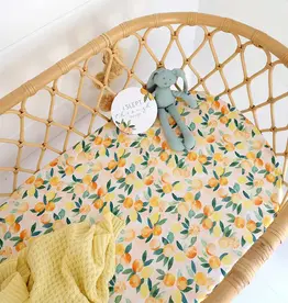 Snuggle Hunny Kids Snuggle Hunny Sunny Citrus Organic Bassinet Sheet / Change Pad Cover