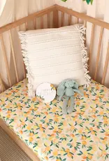 Snuggle Hunny Kids Snuggle Hunny Sunny Citrus Organic Fitted Cot Sheet