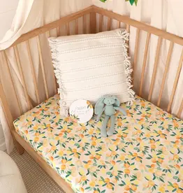 Snuggle Hunny Kids Snuggle Hunny Sunny Citrus Organic Fitted Cot Sheet