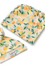 Snuggle Hunny Kids Snuggle Hunny Sunny Citrus Organic Jersey Wrap & Beanie Set