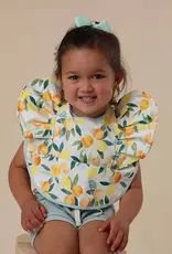 Snuggle Hunny Kids Snuggle Hunny Citrus Squeeze Frill Snuggle Bib