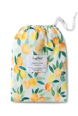 Snuggle Hunny Kids Snuggle Hunny Citrus Squeeze Organic Fitted Cot Sheet