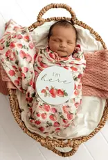Snuggle Hunny Kids Snuggle Hunny Strawberry & Moss Reversible Milestone Cards