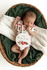 Snuggle Hunny Kids Snuggle Hunny Strawberry & Moss Reversible Milestone Cards