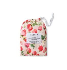 Snuggle Hunny Kids Snuggle Hunny Strawberry Organic Bassinet Sheet / Change Pad Cover