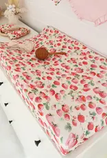 Snuggle Hunny Kids Snuggle Hunny Strawberry Organic Bassinet Sheet / Change Pad Cover