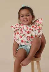 Snuggle Hunny Kids Snuggle Hunny Strawberry Frill Snuggle Bib