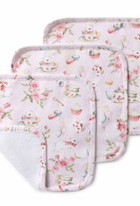 Snuggle Hunny Kids Snuggle Hunny Alice’s Tea Party Organic Wash Cloths - 3 Pack