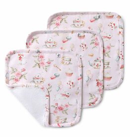 Snuggle Hunny Kids Snuggle Hunny Alice’s Tea Party Organic Wash Cloths - 3 Pack