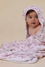 Snuggle Hunny Kids Snuggle Hunny Alice’s Tea Party Organic Hooded Baby Towel