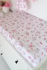 Snuggle Hunny Kids Snuggle Hunny Alice’s Tea Party Organic Bassinet Sheet / Change Pad Cover