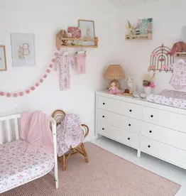 Snuggle Hunny Kids Snuggle Hunny Alice’s Tea Party Organic Fitted Cot Sheet