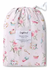 Snuggle Hunny Kids Snuggle Hunny Alice’s Tea Party Organic Fitted Cot Sheet