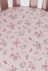 Snuggle Hunny Kids Snuggle Hunny Alice’s Tea Party Organic Fitted Cot Sheet