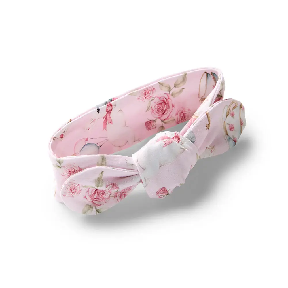 Snuggle Hunny Kids Snuggle Hunny Alice’s Tea Party Organic Topknot