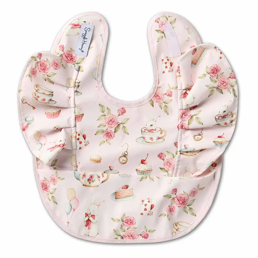 Snuggle Hunny Kids Snuggle Hunny Alice’s Tea Party Frill Snuggle Bib