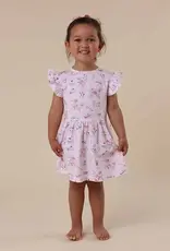 Snuggle Hunny Kids Snuggle Hunny Alice’s Tea Party Short Sleeve Organic Dress