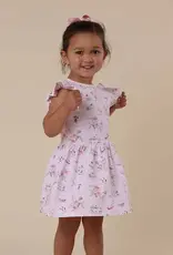Snuggle Hunny Kids Snuggle Hunny Alice’s Tea Party Short Sleeve Organic Dress