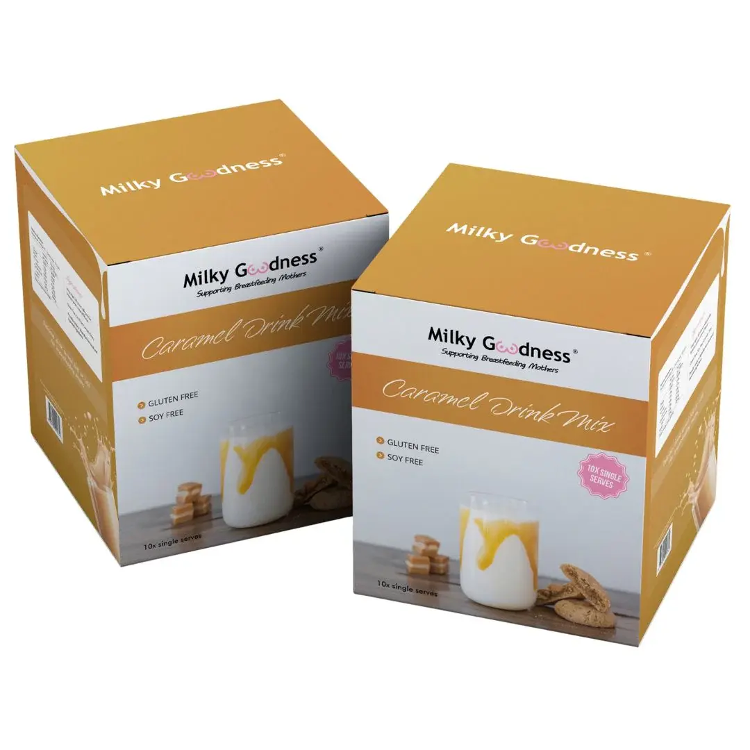 Milky Goodness Milky Goodness 10 x Single Serve Lactation Caramel Drink Mix